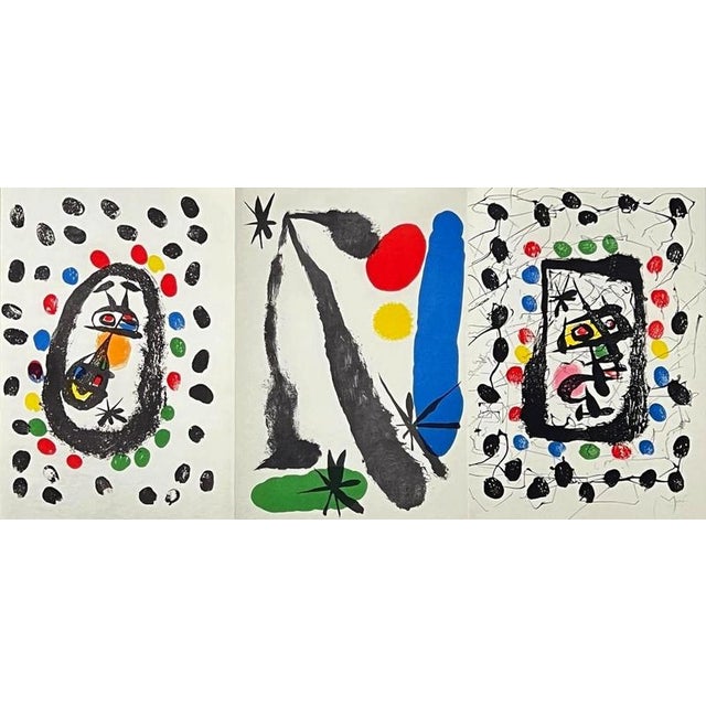 Joan Miró, Drawings and Lithographs from Papeles De Son Armadans, 1959, Lithograph For Sale - Image 9 of 9