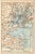 Antique 1909 map of New York City vicinity including Manhattan, Staten Island, Brooklyn, Yonkers; and Newark, Elizabeth...