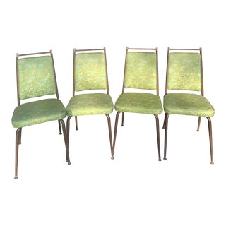 1950s Daystrom Furniture Vinyl Chairs - Set of Four For Sale