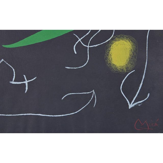 Joan Miró, The Lizard with Golden Feathers 14/20, 1971, Lithograph For Sale - Image 3 of 4