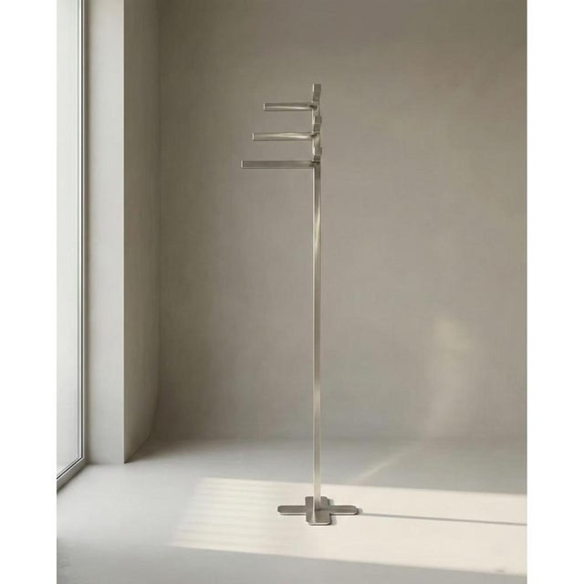 All Directions Coat Hanger in Stainless Steel by Metalmorphosis Studio For Sale - Image 4 of 8