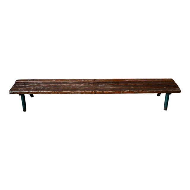 Vintage School Bench, 1960s For Sale