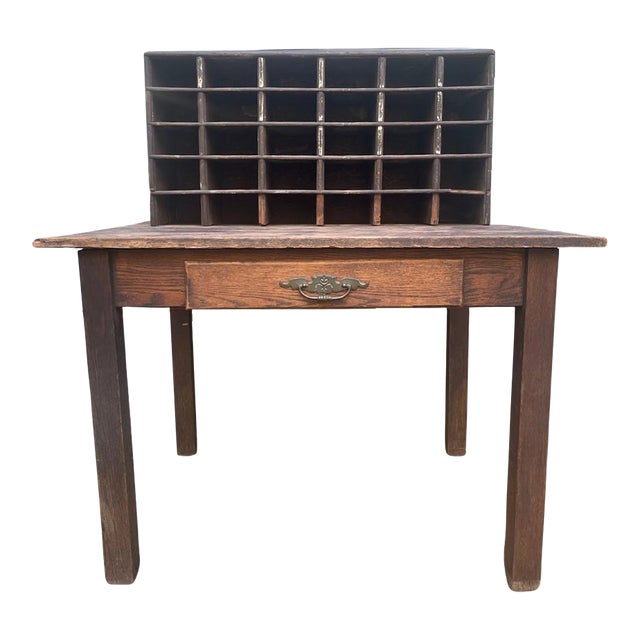 Antique Postal Sorting Desk Chairish