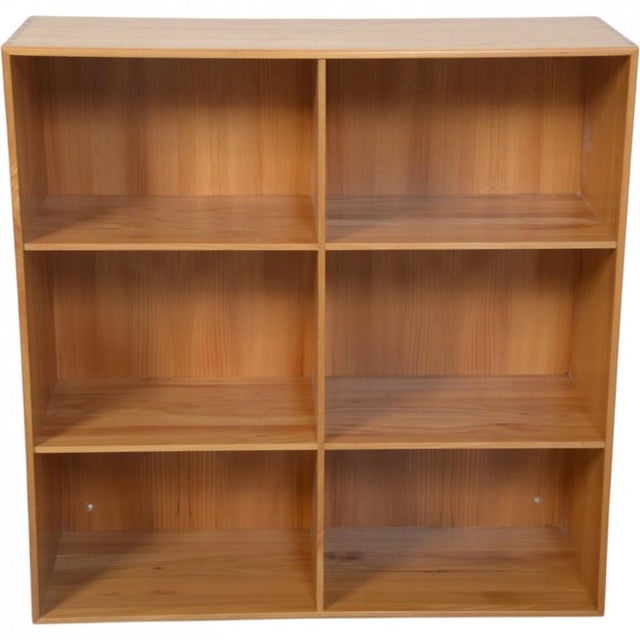 Vintage Bookcase in Elm by Mogens Koch, 1970s For Sale - Image 12 of 12