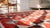 Textile Astounding Red Ground Color Lozengoid Medallion Antique Navajo Transitional Period-Beeldlei Rug For Sale - Image 7 of 8