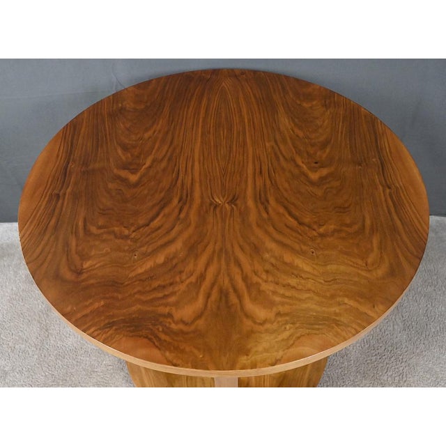 Art Deco Walnut Side Table, 1930s For Sale - Image 4 of 13