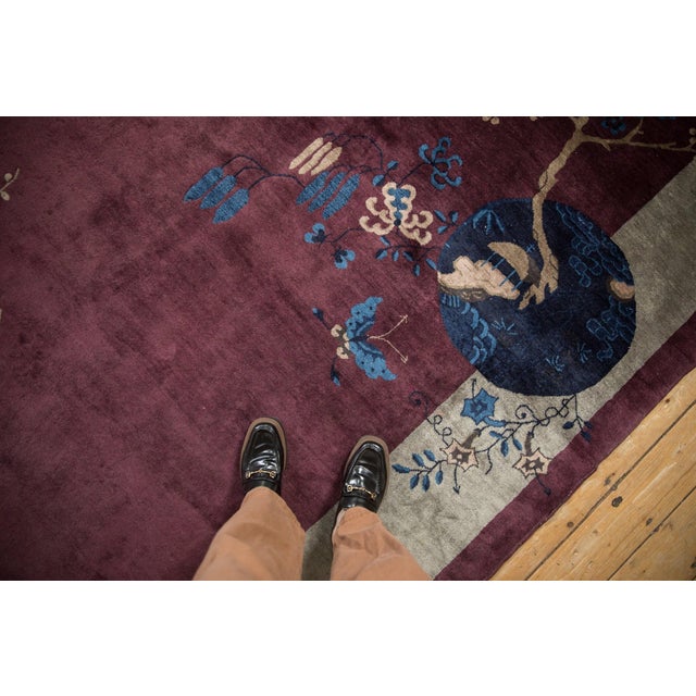 :: Finely woven, super soft, silk-like, high luster wool pile as an early example of an Art Deco Nichols style carpet...