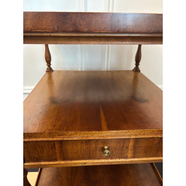 Brown Vintage American by Martinsville Side Accent Table For Sale - Image 8 of 12