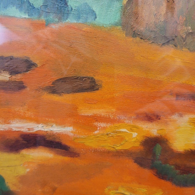 1950s H. Halbertus, Mediterranean Landscape, 1950s, Oil Painting on Canvas, Framed For Sale - Image 5 of 17