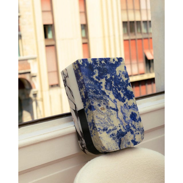 MMairo Hancrafted Marble Italian Vase Designed by Arthur Arbesser For Sale - Image 4 of 11