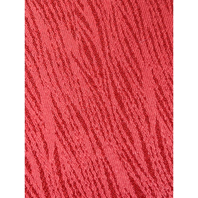 Raspberry Pink Pair of French Louis XV Style Balloon Back Chairs, Dragonfly Upholstery, Walnut Finish a Pair For Sale - Image 8 of 12