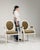 Mid 20th Century Pair of Louis XVI Upholstered Armchairs, Neoclassical Style, France, 20th Century For Sale - Image 5 of 18
