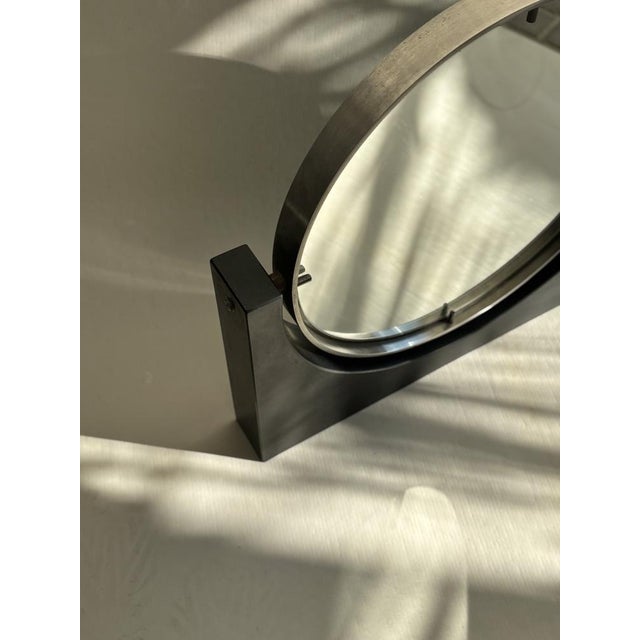 Angelo Mangiarotti Table Mirror by Angelo Mangiarotti for Acerbis, 1960s For Sale - Image 4 of 5