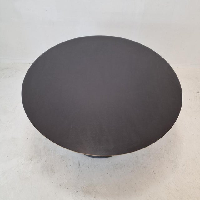 Wood Round Dining Table by Pierre Paulin for Artifort For Sale - Image 7 of 15