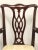 Late 20th Century Late 20th Century Solid Mahogany Straight Leg Chippendale Armchair For Sale - Image 5 of 9