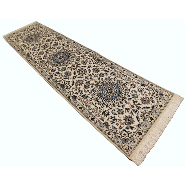 Persian Vintage Hand Knotted Persian Runner Rug - 2'6"x 9'4" For Sale - Image 3 of 12