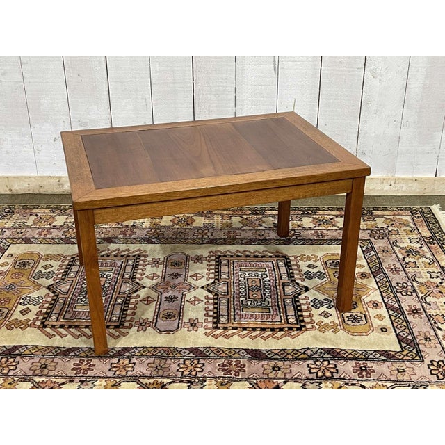 Teak and Cherry Wood Coffee Table, 1970s For Sale - Image 6 of 10