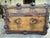 Antique Wood Travel Trunk With Leather Straps and Original Hardware For Sale In Philadelphia - Image 6 of 12