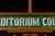 Antique “Auditorium Court” Stained Glass Transom Sign For Sale In Chicago - Image 6 of 10