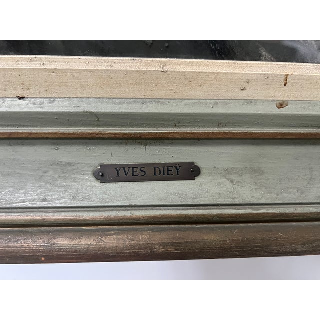 Yves Diey, Woman with Bare Shoulders, Bust Portrait, 1920s, Watercolor For Sale - Image 13 of 16