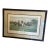 Vintage Large Framed Polo Horses Print, Signed For Sale