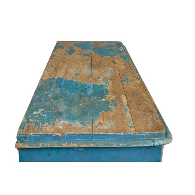 Antique Scandinavian Rustic Painted Cabinet, 1860 For Sale - Image 6 of 12