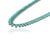 VR Jewels Contemporary 47.9ct Turquoise, Emerald & 2.1ct Diamond 14k White Gold Wedding Necklace For Sale - Image 4 of 17