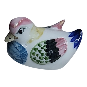 Vintage Handpainted Porcelain Waterfoul Figurine
