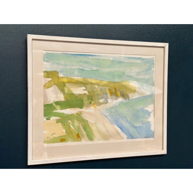 Lars Bertle, Ireviken, Gotland, 1960s, Watercolor on Paper, Framed For Sale - Image 12 of 13