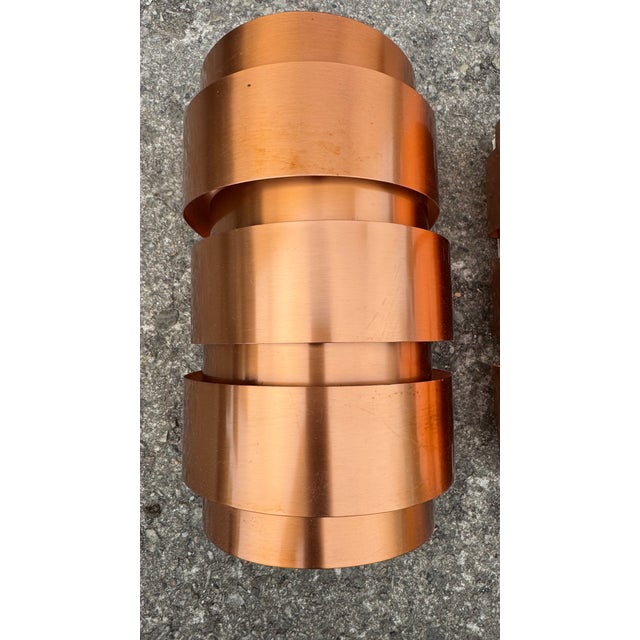 1960s Model V155 Wall Lamps in Copper by Hans-Agne Jakobsson, 1960s, Set of 2 For Sale - Image 5 of 8