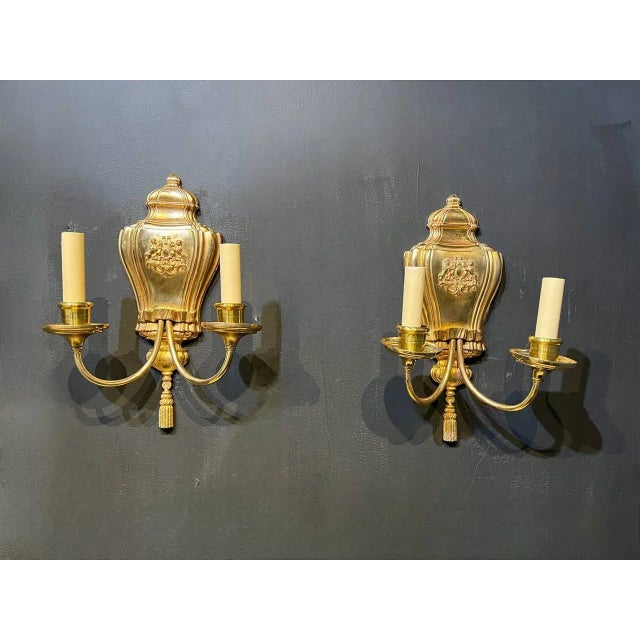 1920s 1920's Caldwell Sconces With Lions - a Pair For Sale - Image 5 of 6