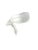 A substantial vintage clear Lucite wall display shelf distinguished by its thick beveled construction and elegant...