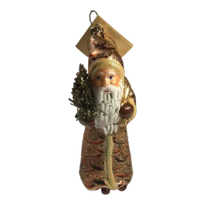 2000’s Mouth Blown Glass Santa “Regal Classic Santa” by Ino Schaller