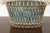 Rustic French Midcentury Oval Metal Cachepot with Scrolling Effects For Sale - Image 10 of 12