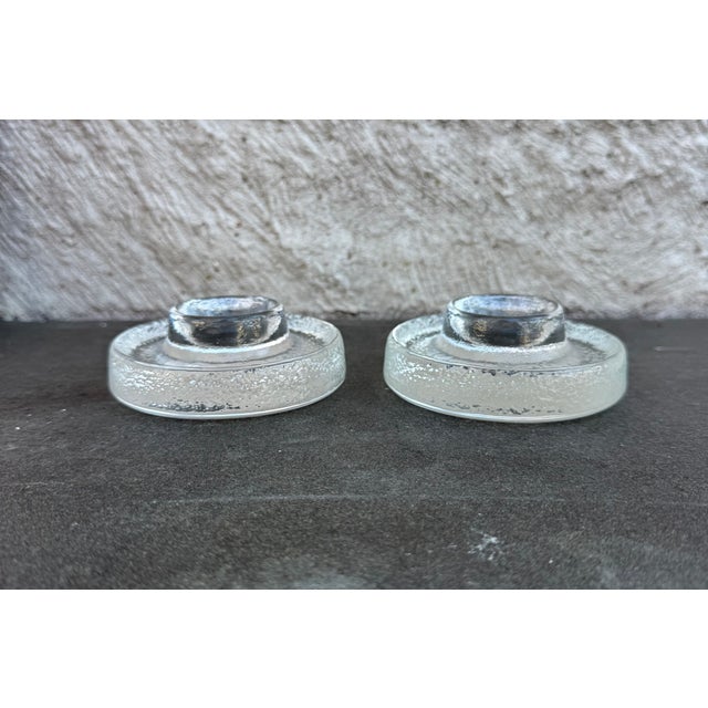 Circular texture glass egg holders attributed to Byron Glass, Hirota, Japan. The holders are not marked but I found an...