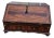 Fine Maitland Smith English Georgian Inlaid Table Top Writing Desk For Sale