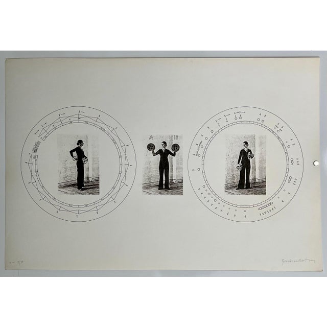 Modern Bernhard Leitner, Austrian Sound Space Architect Bernhard Leitner Photo Lithograph Hand Signed Art For Sale - Image 3 of 9