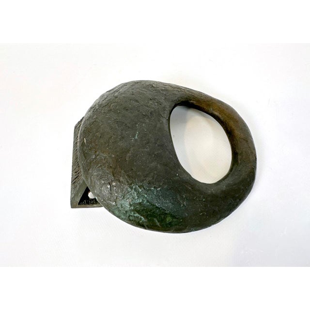 Brutalist Push and Pull Alpana Door Handle in Bronze, 1970s, in Flawless conditions. Designed 1970 to 1979 This piece is...