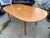 Vintage Mid Century Teak Butterfly Leaf Dining Table – Drop Leaf Oval Table Needs Restoration For Sale In Sacramento - Image 6 of 12