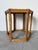 Vintage Bamboo & Rattan Hexagon Side Table For Sale - Image 4 of 13