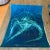 Paper Original Vintage Natural Curiosities Sealife Print, Electric Blue and Green For Sale - Image 7 of 8