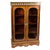 19th Century Victorian Burr Walnut Low Display Cabinet For Sale