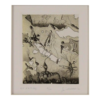 "No Exit-Ing" - 1976 Lithograph by Jim Crabb For Sale