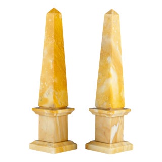 20th Century Italian Obelisks, Set of 2 For Sale