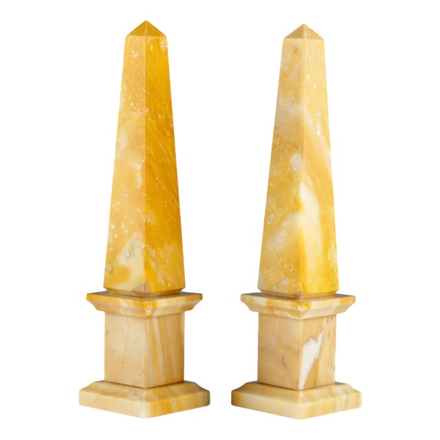 20th Century Italian Obelisks, Set of 2 For Sale