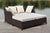 Outdoor Daybed in Brown & Sand For Sale In Philadelphia - Image 6 of 7