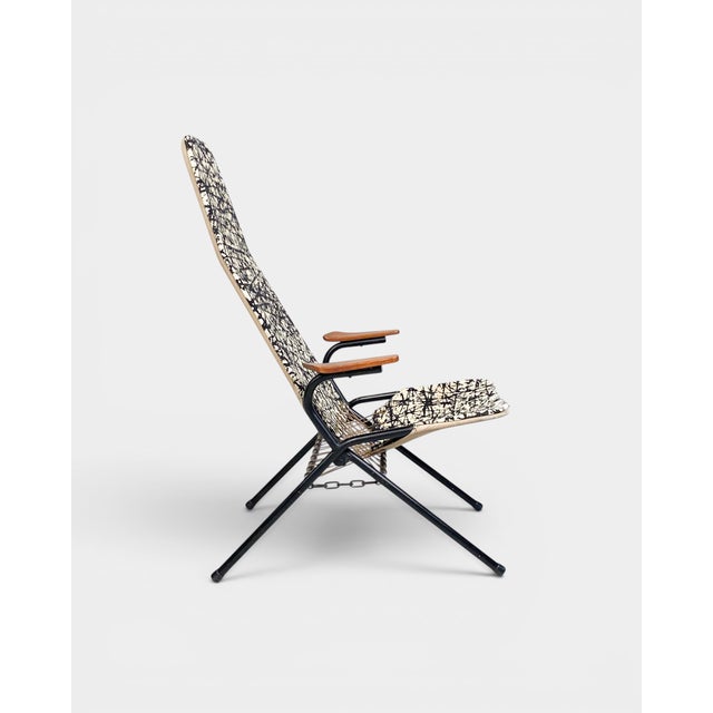 Mid-Century Modern Folding Lounge Chair by Olof Olle Pira, Sweden, 1960s For Sale - Image 3 of 9