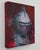 Figurative Ceremonial by Elena Burykina | Oil on Panel Portrait of an ornate knight's helmet For Sale - Image 3 of 5