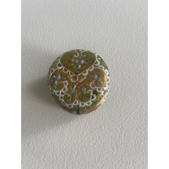 1920s Green Antique Trinket Boxes - 7 Pieces For Sale - Image 9 of 18