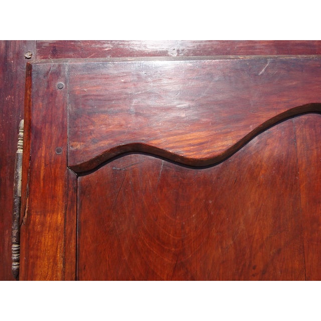 19th Century Louis Philippe Walnut Wardrobe For Sale - Image 4 of 18